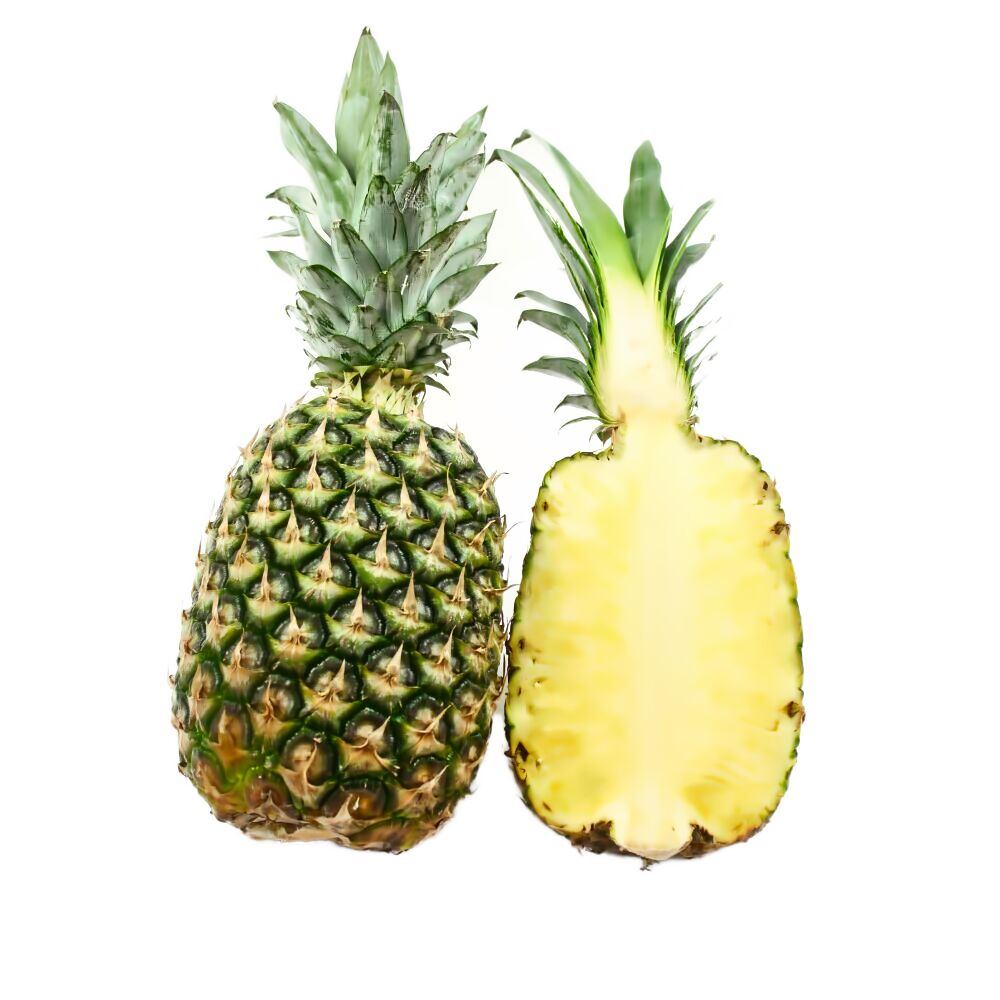 Ananas (halbiert)